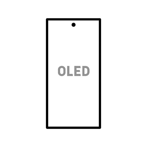 [Oppo Reno 8 5G] Oppo Reno 8 5G Pantalla completa OLED negra (con chasis)