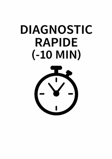 Diagnostic Rapide (-10 Min)