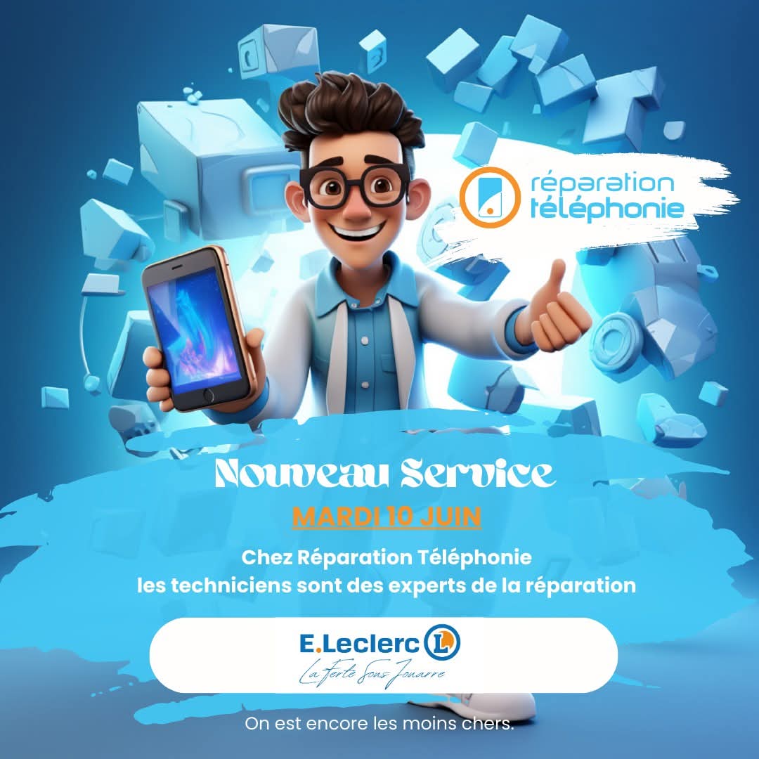Corner réparation smartphone E.Leclerc La Ferté sous jouarre